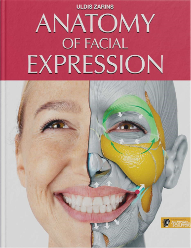 Anatomy of facial expression - book cover - Anatomy.app